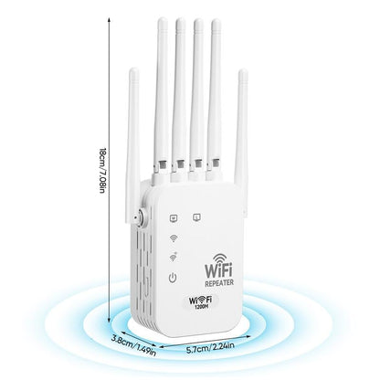 🔥WiFi Extender 2026 6-Antenna Strong Signal