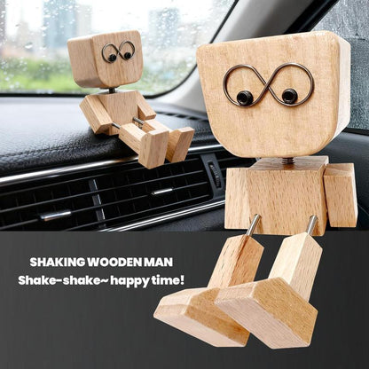 🔥Last Day 50% OFF🔥Shaking Wooden Man Ornament