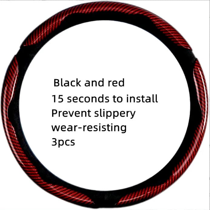 Non-Slip Car Steering Wheel Cover for 15 Inch Wheels