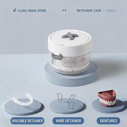 🔥49% OFF🦷 3-in-1 Retainer Cleaning & Storage Case