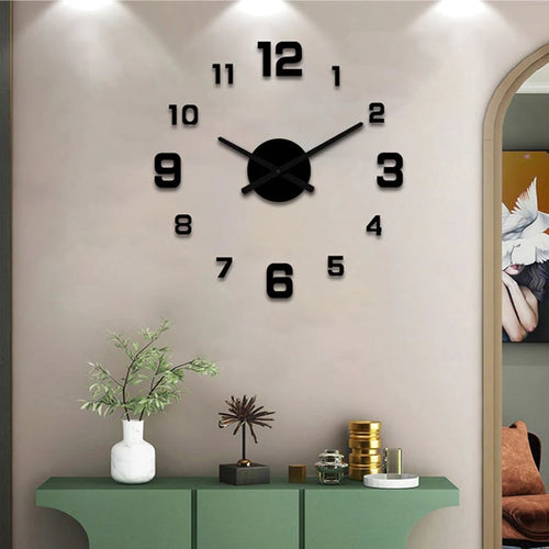 🥳2026 HOT SALE🥳⏰3D DIY Luminous Acrylic Wall Clock Set