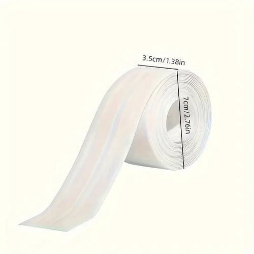 Self-Adhesive White Caulk Tape