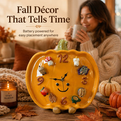 💥 LAST DAY 49% OFF 🎃 Interchangeable Magnetic Charm Pumpkin Clock