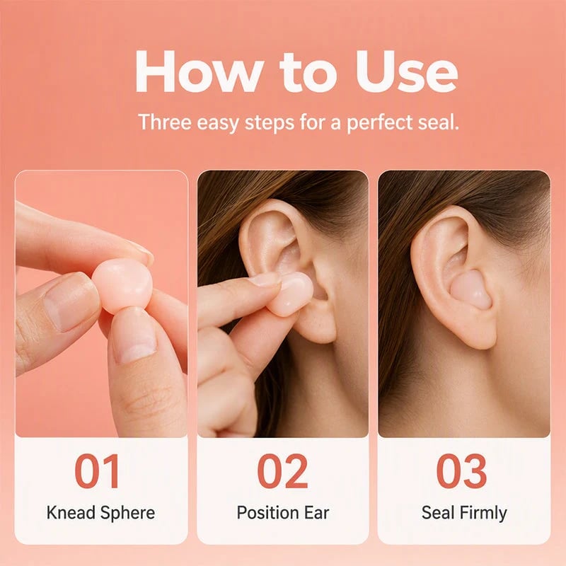 💥Buy 1 get 1 free💕Moldable Silicone Mud Earplugs
