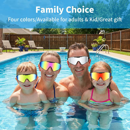 🔥SELLING FAST! ⚡Swim Goggles with Earplugs for Adult Kid 4-12 Men Women