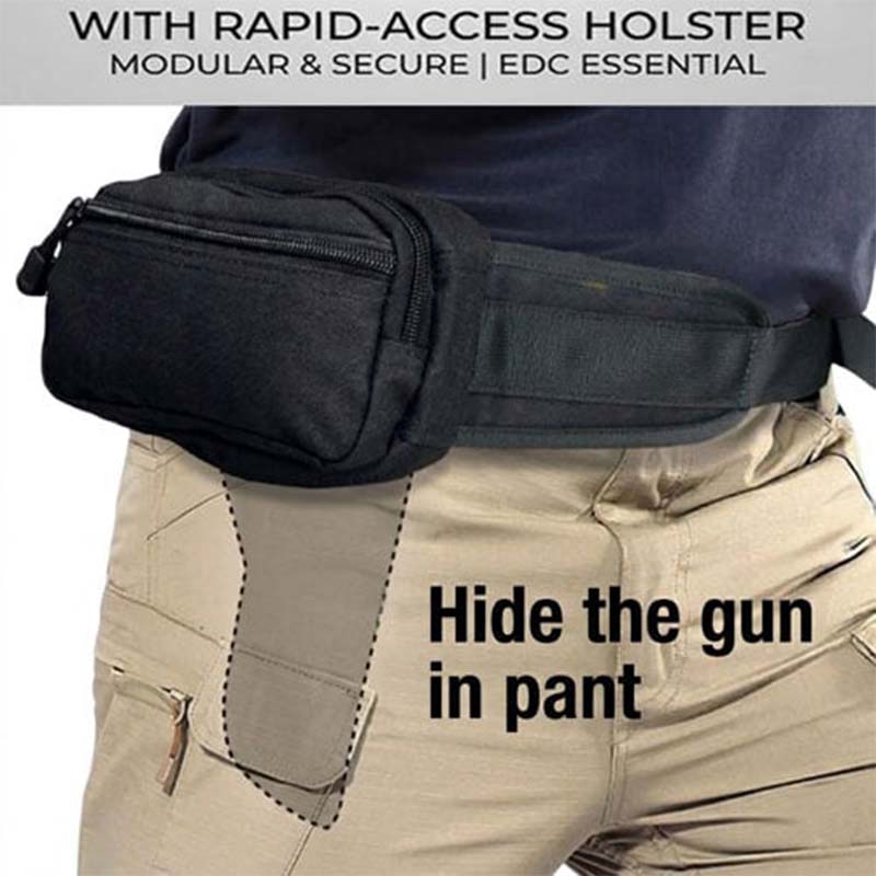 ⚡Hot Sales 49% OFF🔥Multifunctional Concealed Carry Hip Bag with Rapid-Access Holster
