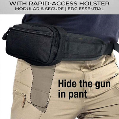 ⚡Hot Sales 49% OFF🔥Multifunctional Concealed Carry Hip Bag with Rapid-Access Holster