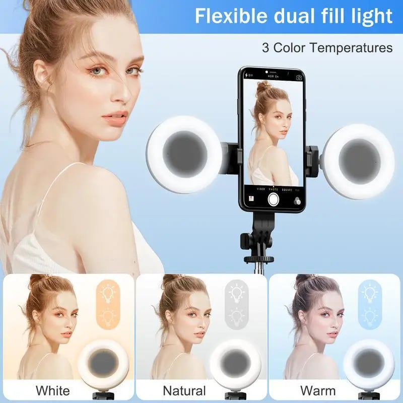 🔥Last Day Discount 49% Off📱New 6 in 1 Selfie Stick With Fill Light