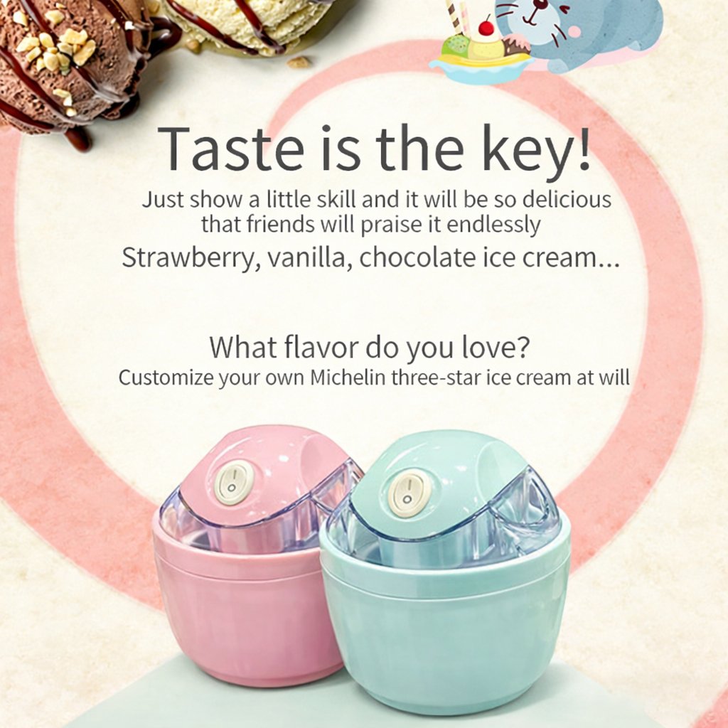 ✨KitchenHQ Ice Cream Maker
