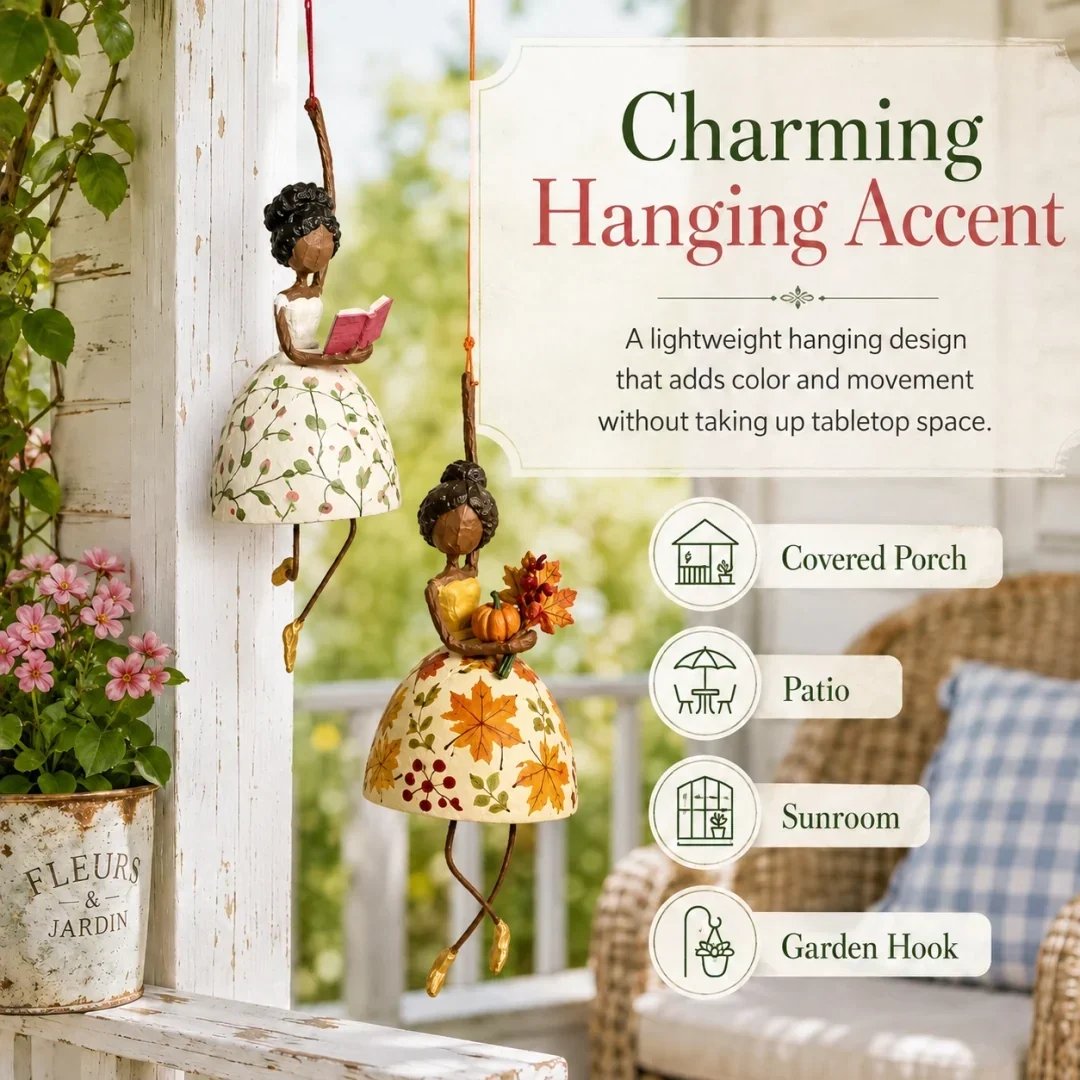 💃🌸 Let Your Space Dance — Whimsical Dancing Lady Hanging Ornament (📦Buy 2 Free Shipping)