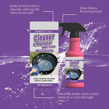 🔥HOT SALE 49% OFF🍖🧼Fast-Acting Heavy-Duty Grill Degreaser Spray✨