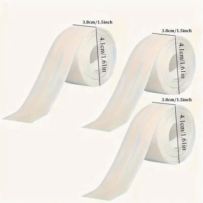 Self-Adhesive White Caulk Tape