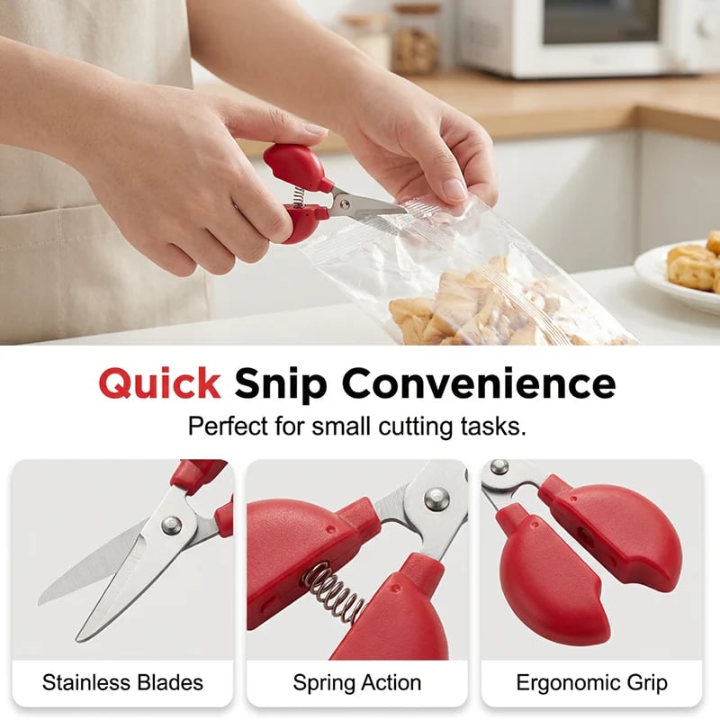 🦀 3-in-1 Magnetic Crab Multitool – Bottle Opener, Box Cutter, and Mini Scissors for the Kitchen