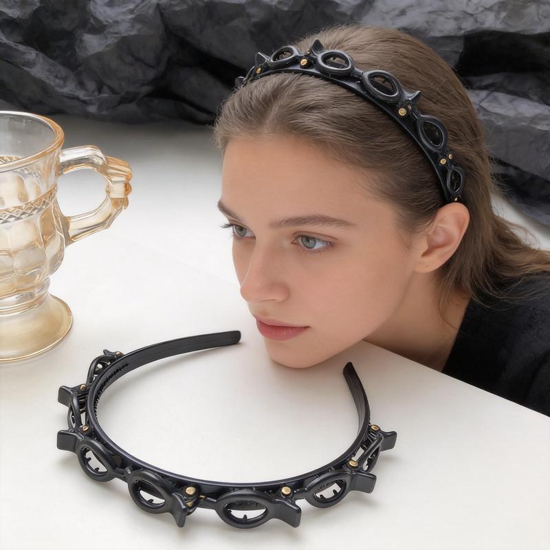 👑Women's Minimalist Resin Headbands (2-Pack)