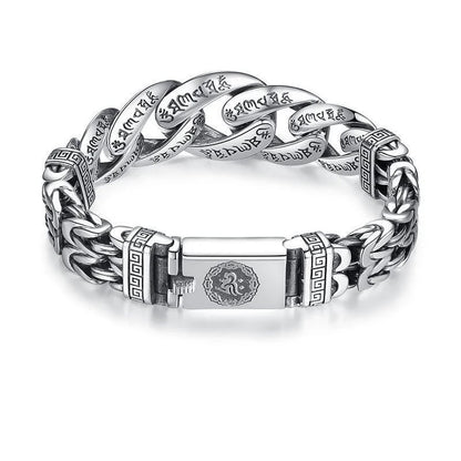 Men's Retro Six-Syllable Mantra Bracelet