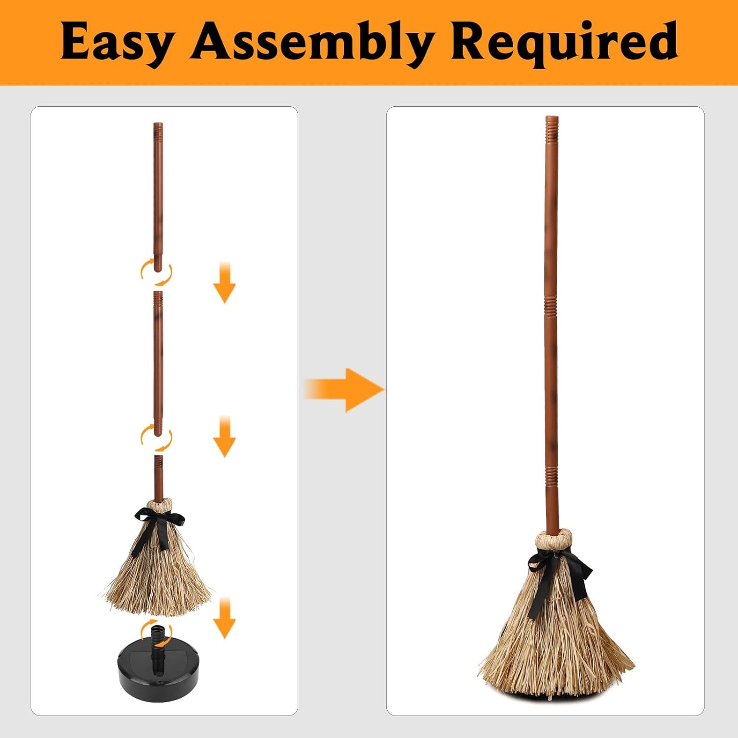 💥Halloween Sale 50% OFF🧙‍♀️🪄Floating Witch's Broom – Haunted Dancing Broom