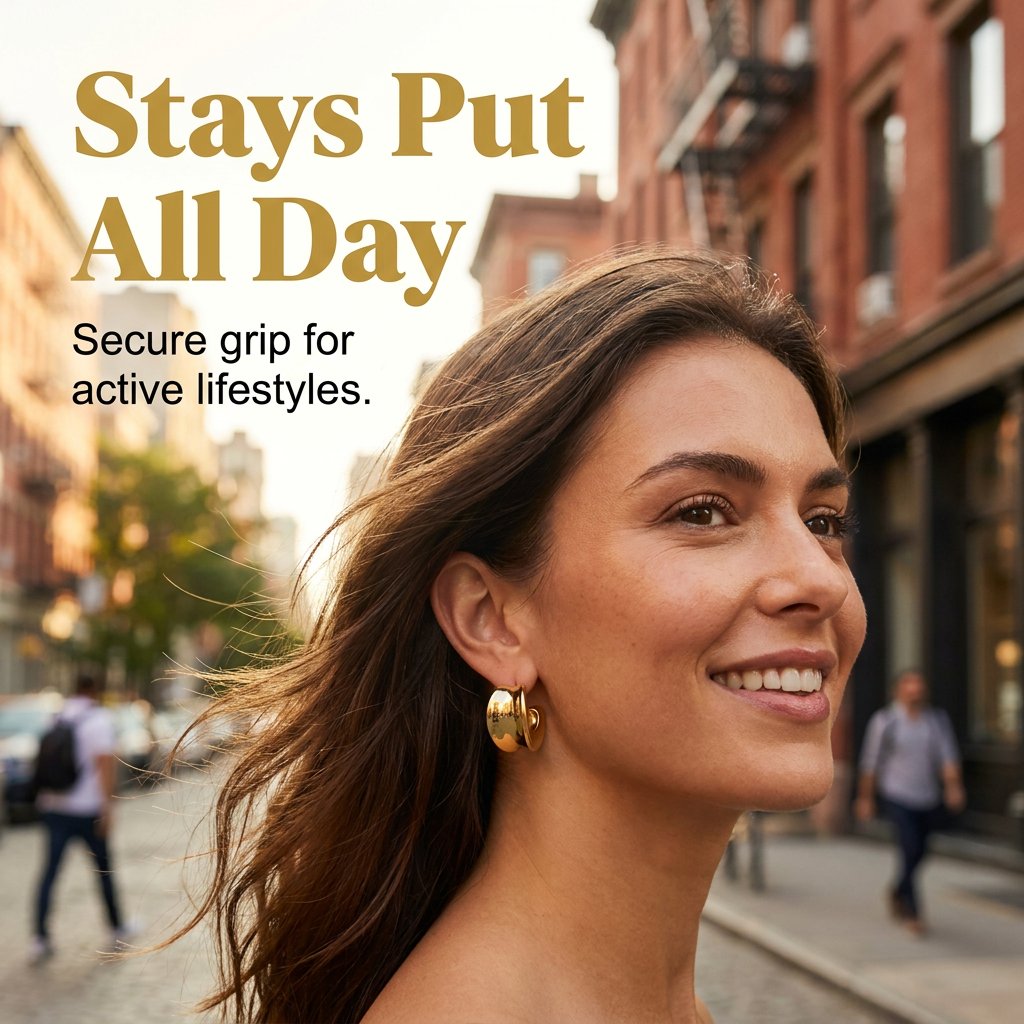 ✨ Lobe Lifters for Heavy Earrings | Weight-Distributing Earring Backs for Stretched & Droopy Earlobes | Instant Pulling Relief Today, Earlobe Protection for Every Future Wear