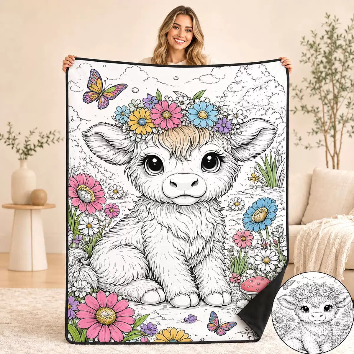 Coloring Blanket🖍️ Color It. Wash It. Repeat It! 🔄✨