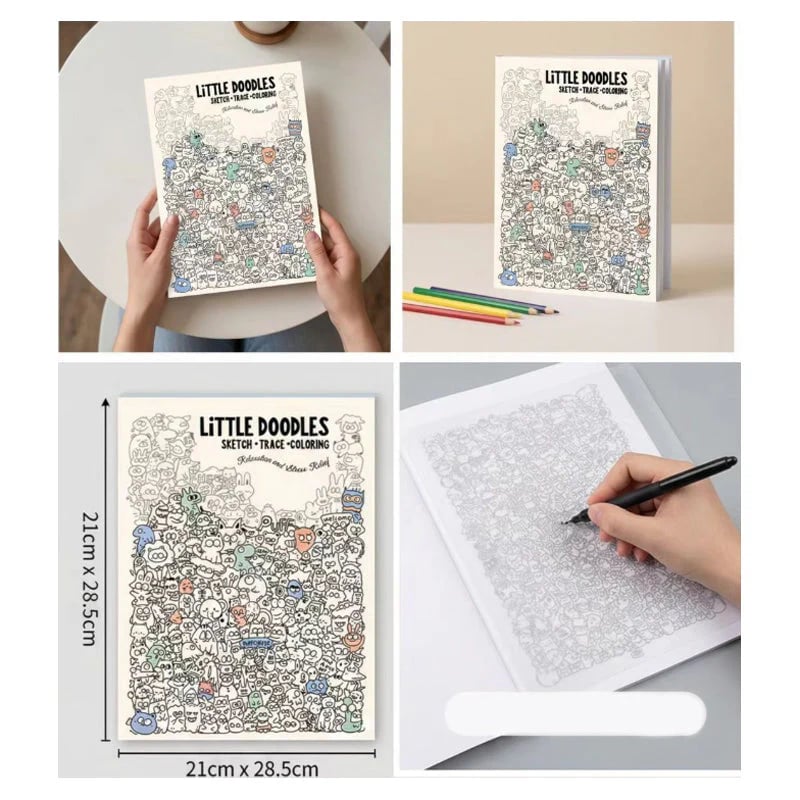 🎨 Creative Doodle Art Coloring Book