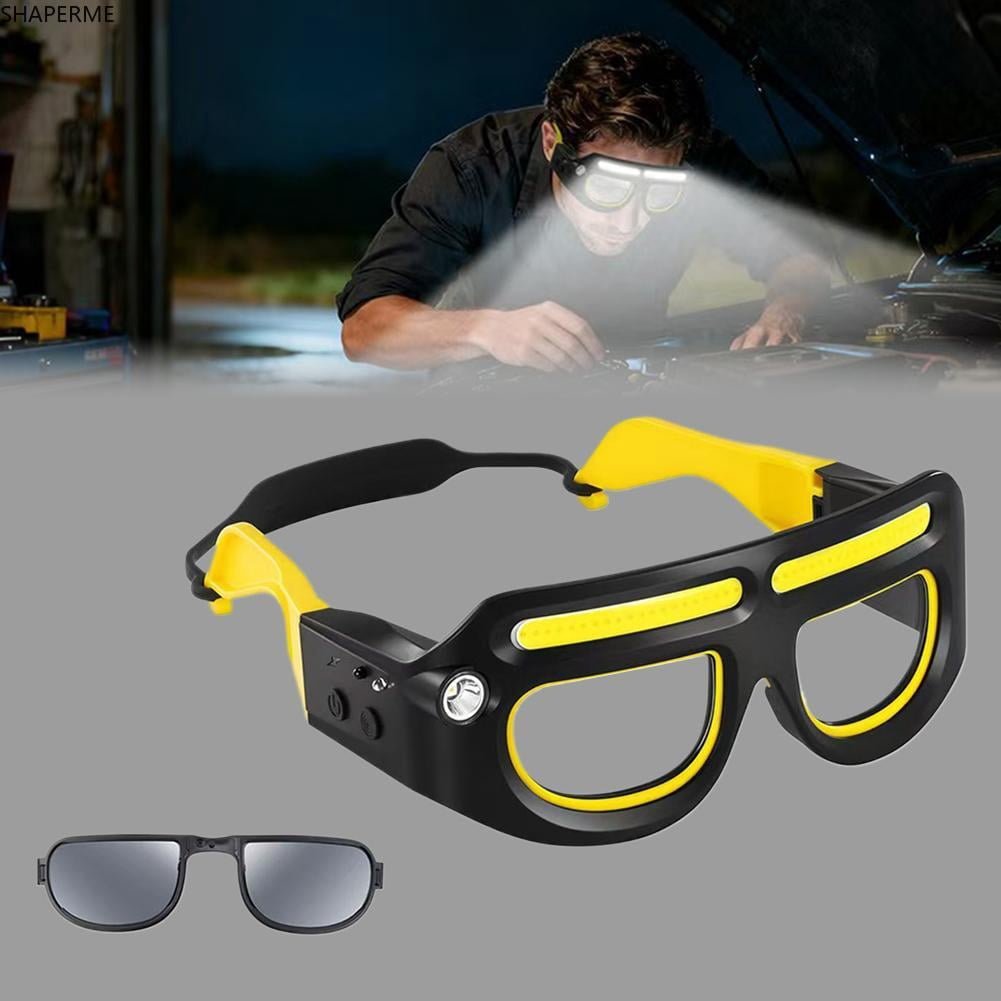 🕶️ LED Glasses Headlamp | Hands-Free Wearable Light