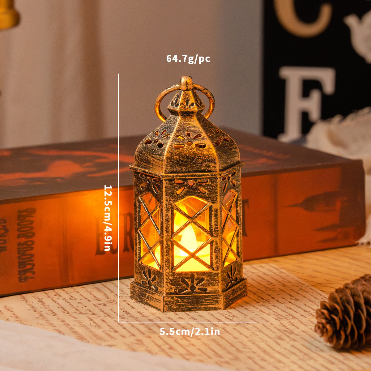 🔥Antique Style LED Chandeliers with Warm Ambient Lighting