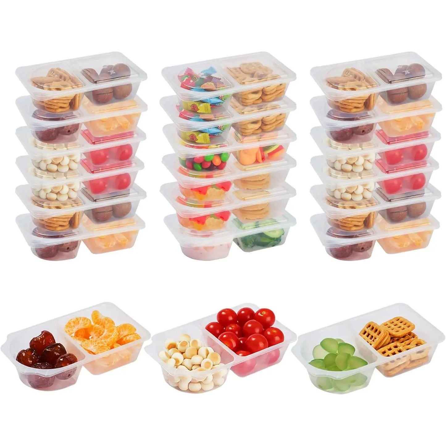 40 sets Reusable Snack Containers