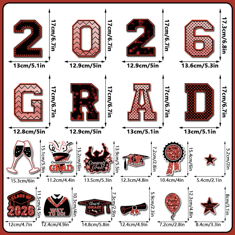 🔥20 Pcs Graduation Magnets 2026 Cruise Door Car Magnets