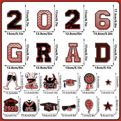 🔥20 Pcs Graduation Magnets 2026 Cruise Door Car Magnets