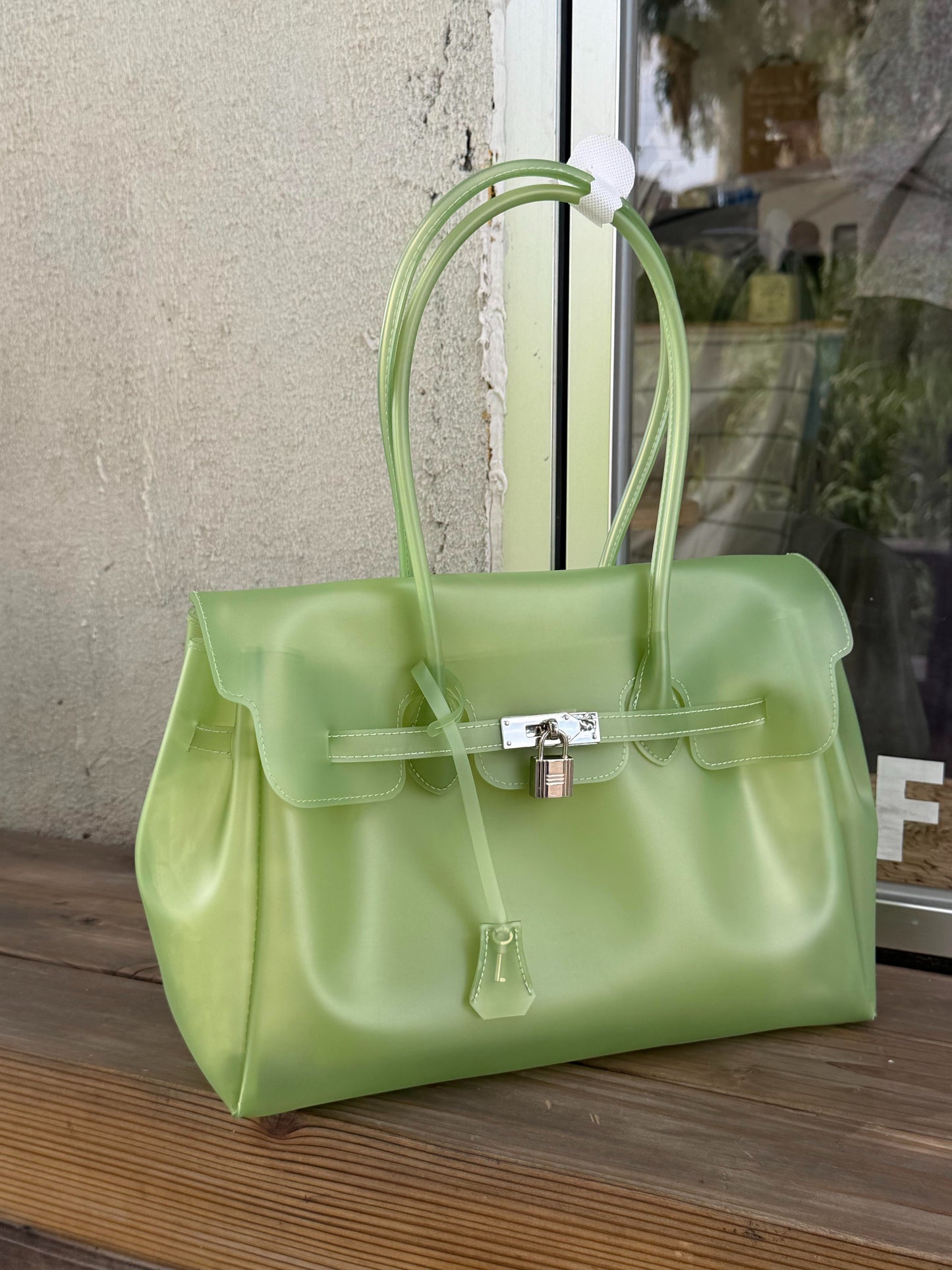 👜Women Transparent Jelly Shoulder Bag, Lightweight Clear Crossbody Tote for Beach, Travel & Daily Summer Use 🏖️