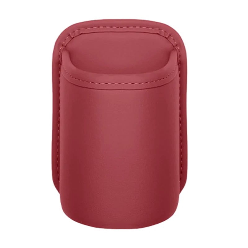 Leather Car Door Cup Holder – Wide‐mouth opening, easy reach for drinks & phone. Clip‐on secure fit. PU leather, tough & stylish. 🛡️✨