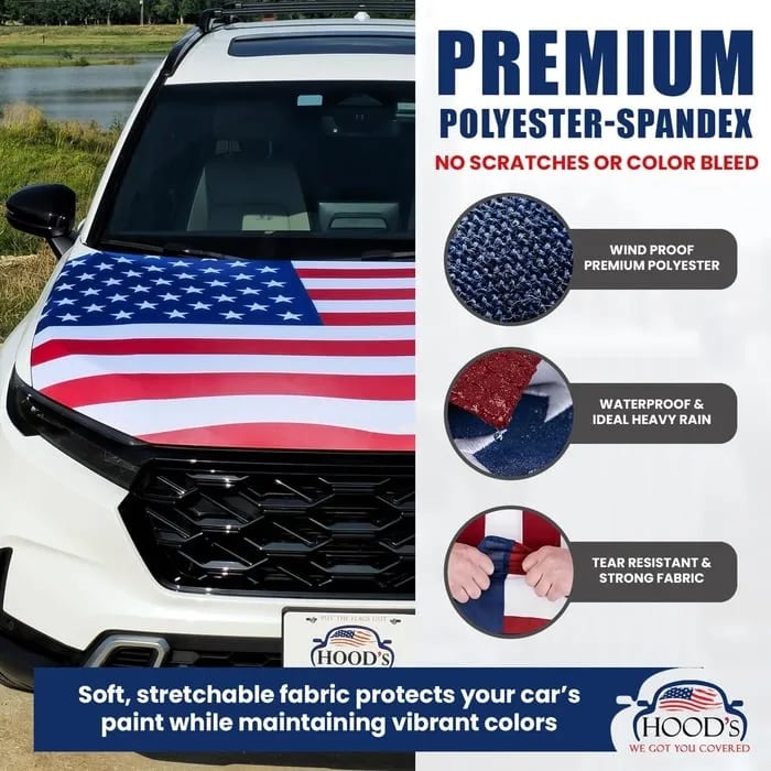 🎉Limited Time 50% Off✨American Car Hood Flag🦅