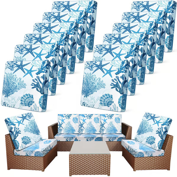 💗LAST DAY SALE 50% OFF⚡50K+ SOLD💕Patio Sofa Cushion Cover – Stretch, Water-Resistant ✨