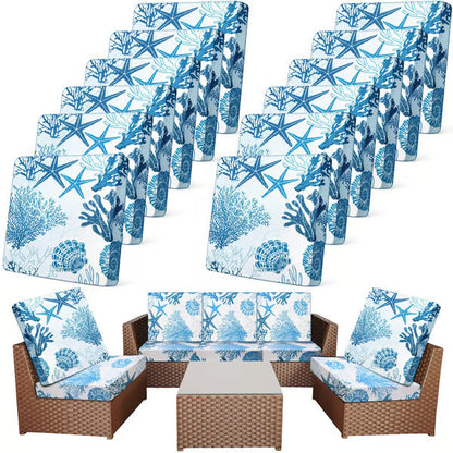 💗LAST DAY SALE 50% OFF⚡50K+ SOLD💕Patio Sofa Cushion Cover – Stretch, Water-Resistant ✨
