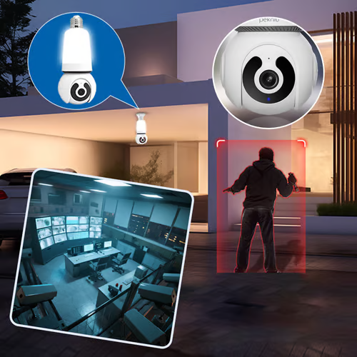 🔥Limited Time 50% Off✨Wireless Smart Bulb Surveillance Camera