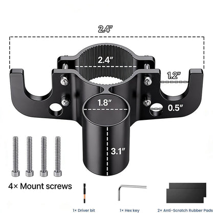 🔥2026 Aluminum RV Towing Chain Organizer & 7-Way Plug Holder ( RV Camper Accessories )