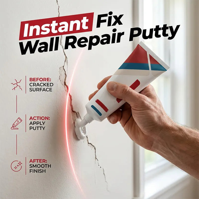 Fix Wall Cracks Instantly! Waterproof Antibacterial Repair Paste