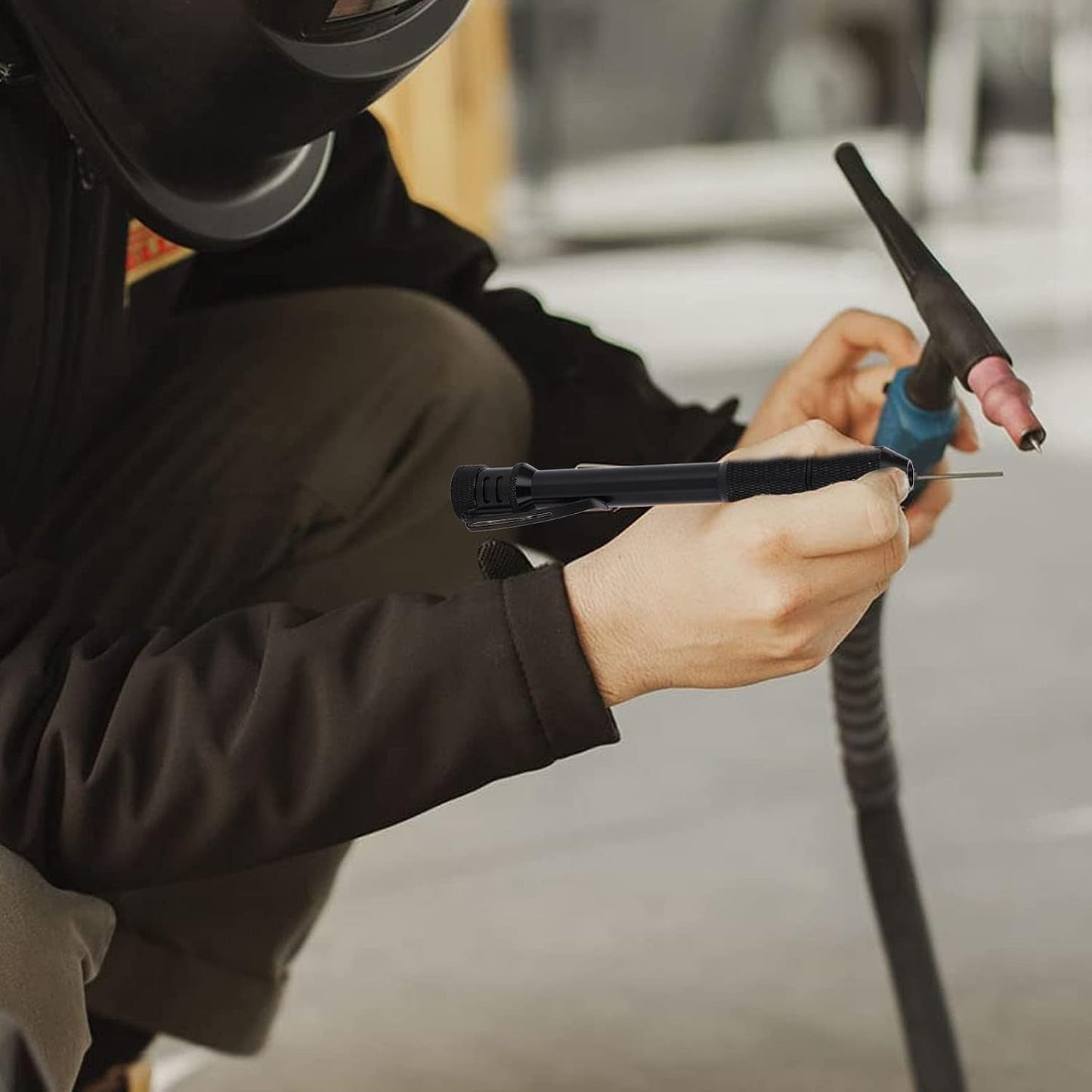 🔥 Adjustable Welding Wire Feed Pen, Anti-Slip Aluminum Welding Wire Feeder