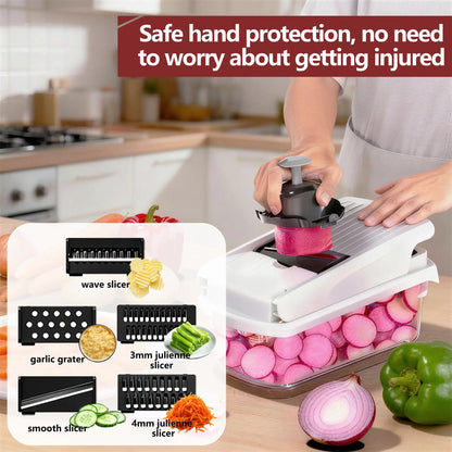 🔥#1 Bestseller - Sconto del 49%丨Compact vegetable cutter