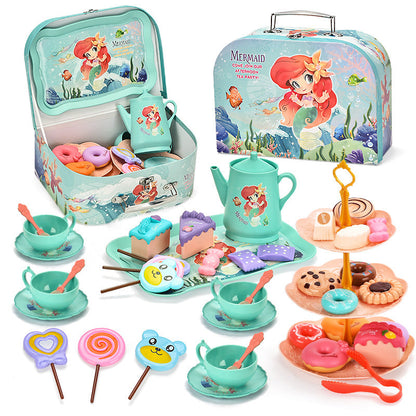 🦄☕️ Tea parties are serious business — 17 desserts, 4 cups, a teapot, and a rainbow castle. Safe, non-toxic, and portable. Let the imagination pour. ✨