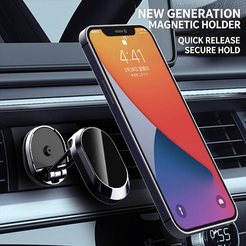 🚗Foldable Metal Magnetic Car Cell Phone Holder
