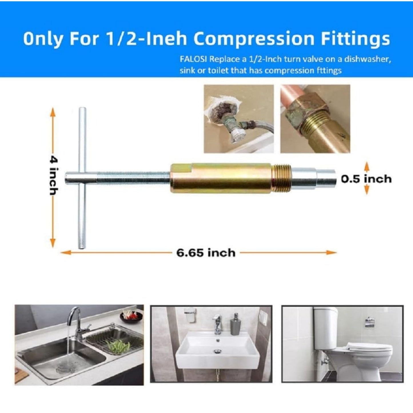 🔥HOT SALE 49% OFF✨Compression Sleeve Puller Tool – Fast & Easy Removal for 1/2” Compression Fittings 🛠️