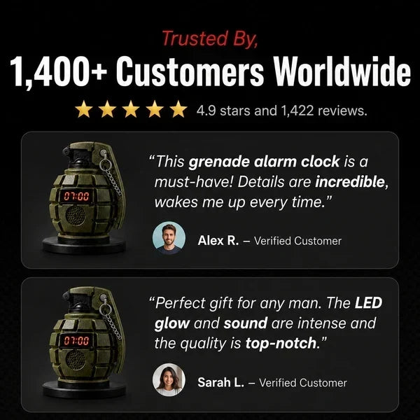 Grenade Alarm Clock