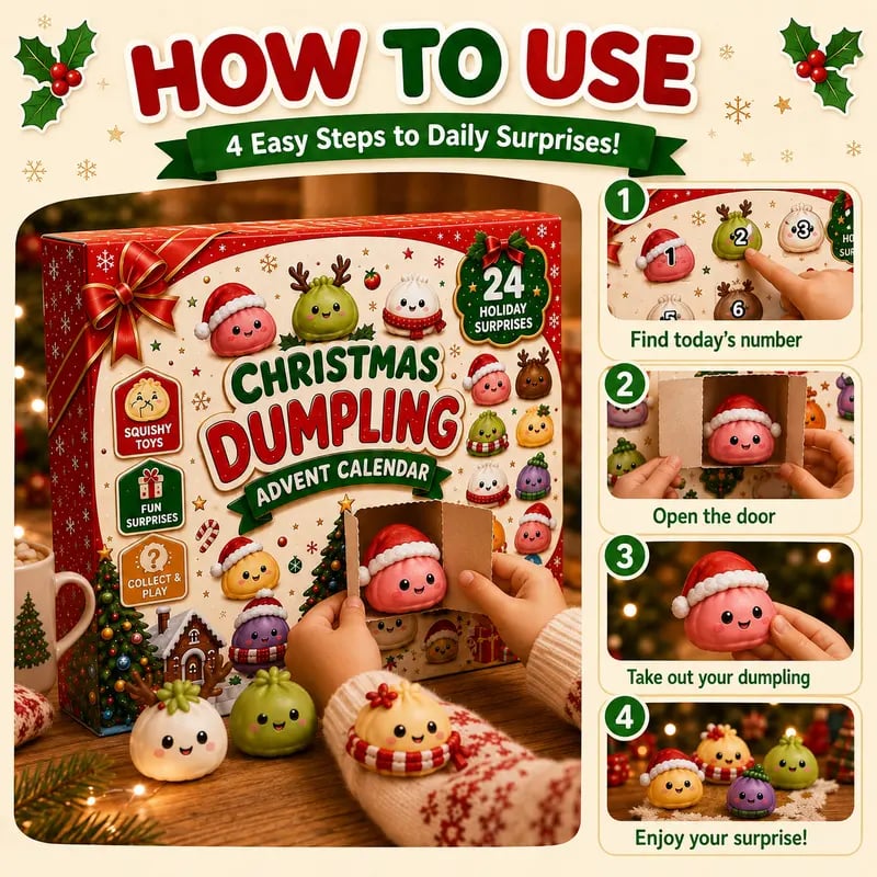 🎄✨Christmas Mini Squishies Advent Calendar 2026