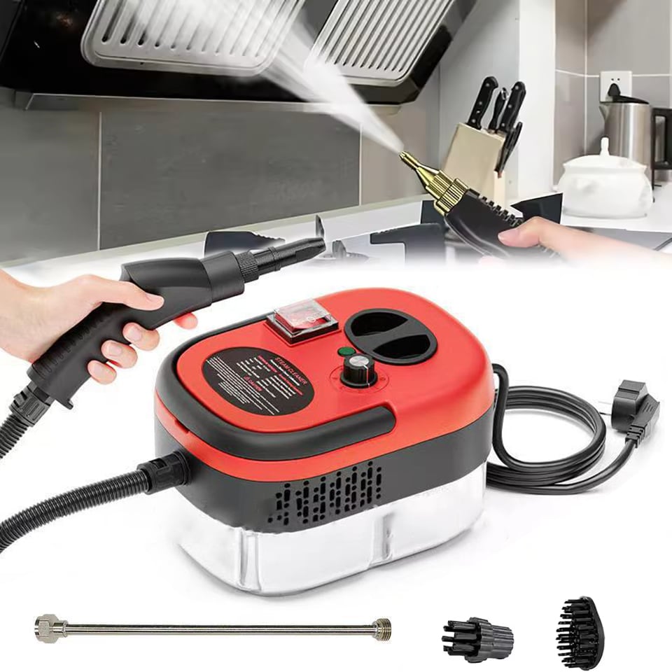 2500W High Temperature Pressure Steam Cleaner for Home Kitchen Portable Handheld Cleaning Machine for Car Auto