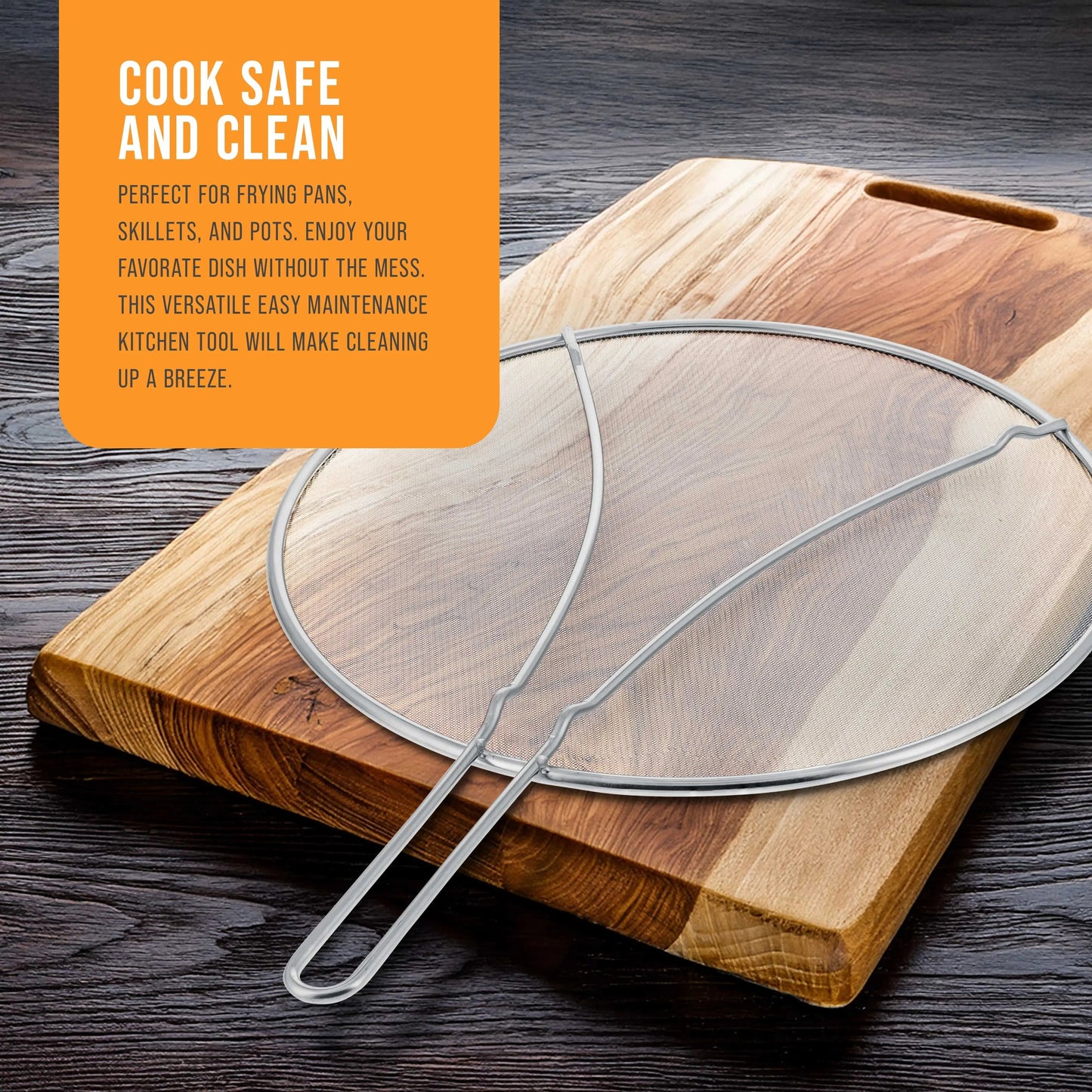 💕Hot sale 30% OFF🍳 STAINLESS STEEL SPLATTER SCREEN GUARD
