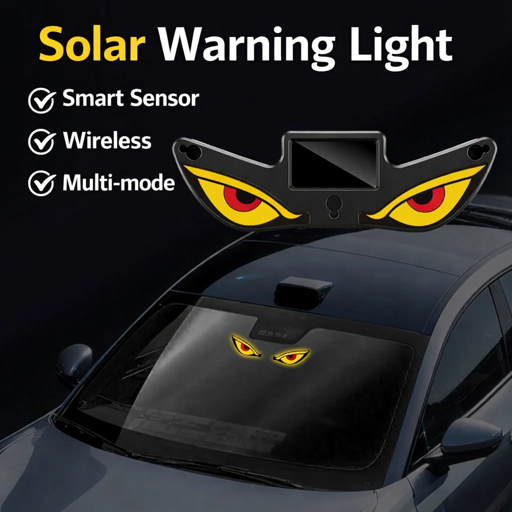 🔥Solar Demon Eye LED Car Window Light