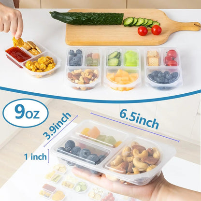 40 sets Reusable Snack Containers