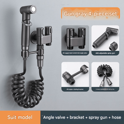 🎉1-In-2-Handheld Out Dual Control Valve Bidet Sprayer for Toilet