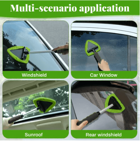 ⏰Final 3 Hours  : Only $6.6 Each!-Microfiber Car Windshield Cleaning Tool with Extendable Handle