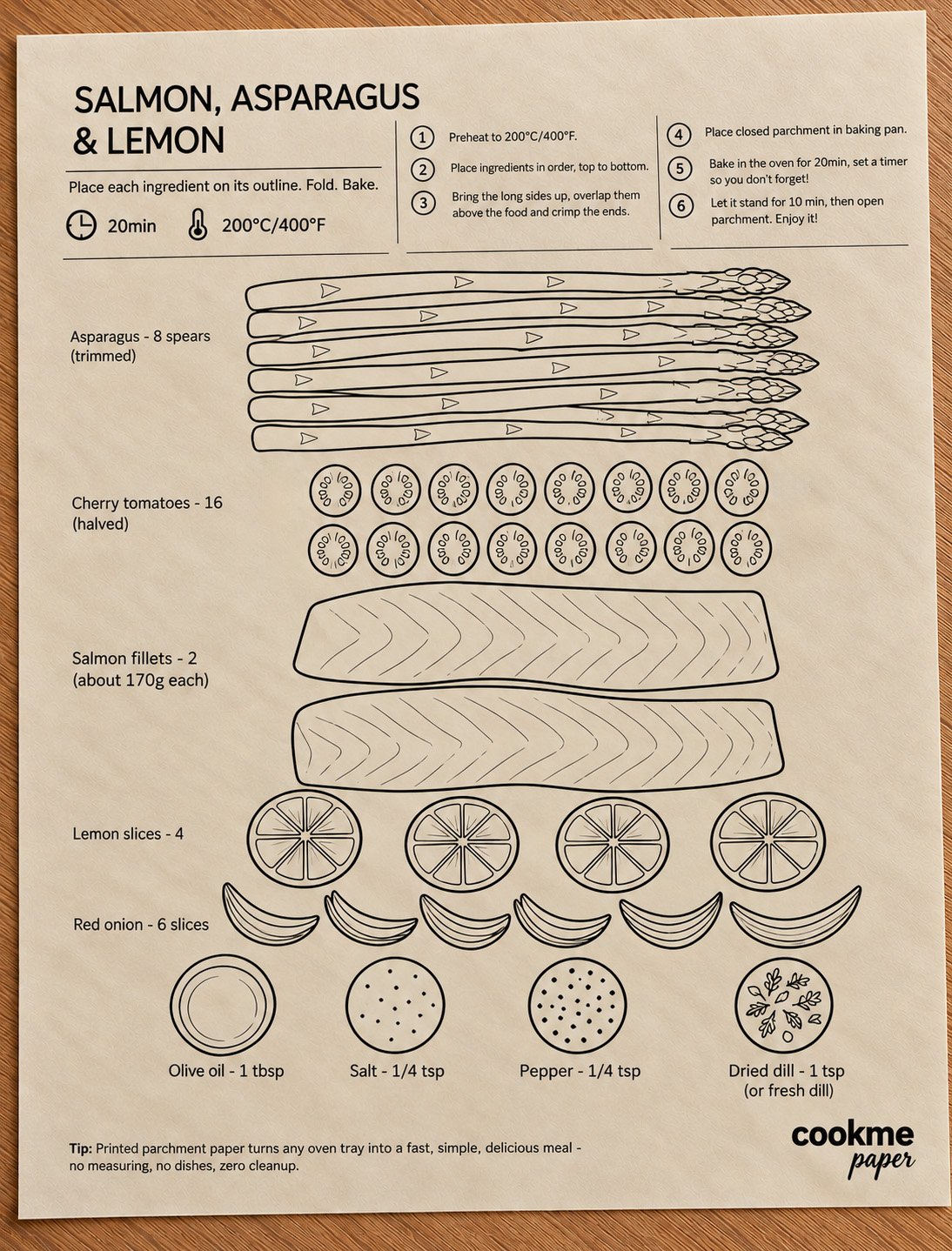 🍽️ 14-Recipe Guided Baking Parchment Sheets – Beginner-Friendly Cooking, Easy Family Dinners & Less Mess | Just Place, Fold & Bake 👩‍🍳